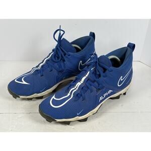 Nike Alpha Menace 3 Shark Low Football Cleats Royal Blue CV0582-414 Men’s 11